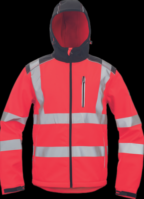 KNOXFIELD HVPS softshell bunda červená