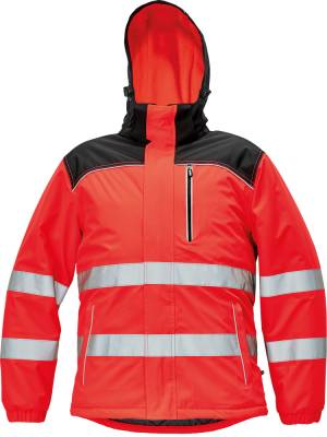 KNOXFIELD HI-VIS WINTER JACKET červená