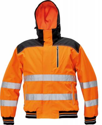 KNOXFIELD HI-VIS WINTER PILOT JACKET oranžová