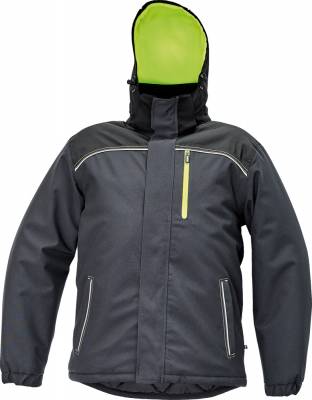 KNOXFIELD WINTER JACKET antracit/žlutá