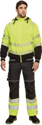 KNOXFIELD PROFI HI VIS mikina žlutá