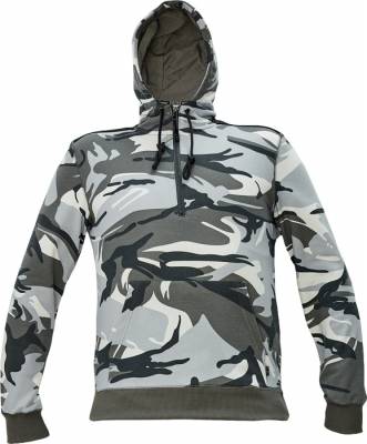 CRV CRAMBE HOODIE šedá kamufláž