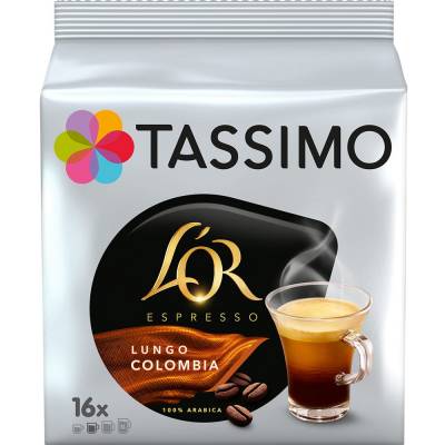 TASSIMO LUNGO COLOMBIA KAPSLE