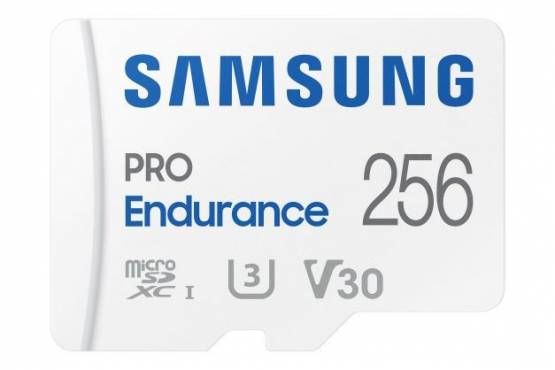 Samsung Micro SDXC 256GB PRO Endurance + SD adaptér