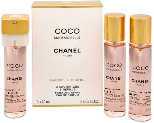 Chanel Coco Mademoiselle - EDP náplň 3 x 20 ml Objem: 60 ml