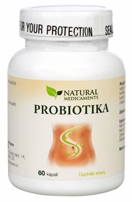 Natural Medicaments Probiotika 60 kapslí