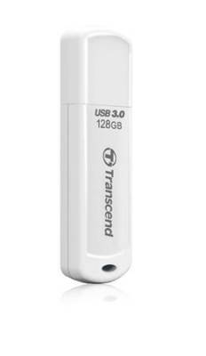 Transcend JetFlash 730 128GB TS128GJF730, Flash disk, bílý