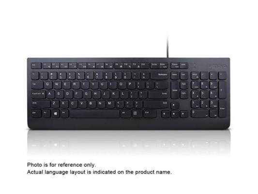 Lenovo klávesnice Essential Wired Keyboard (Black) CZ/SK