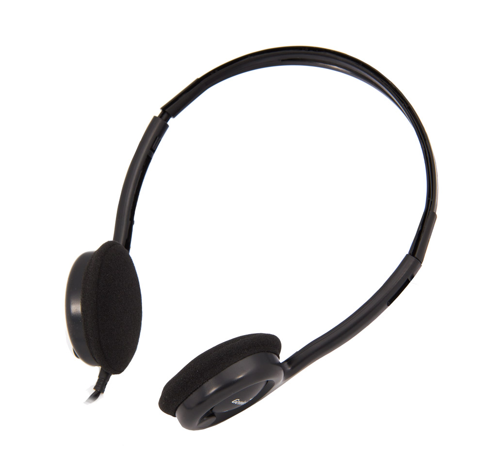 Genius HS-M200C, sluchátka s mikrofonem, černá