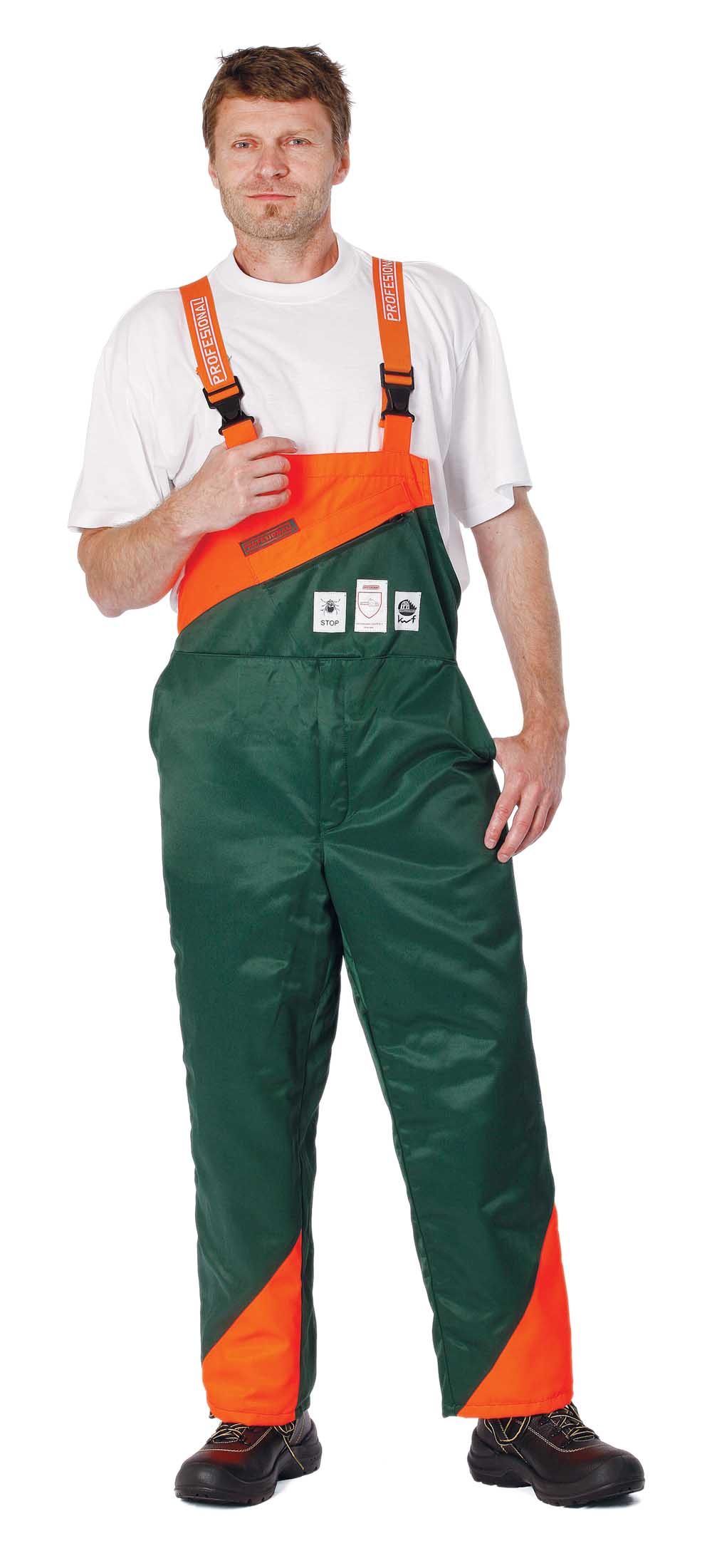 Profesional PLUTO kalhoty s laclem zelená 56