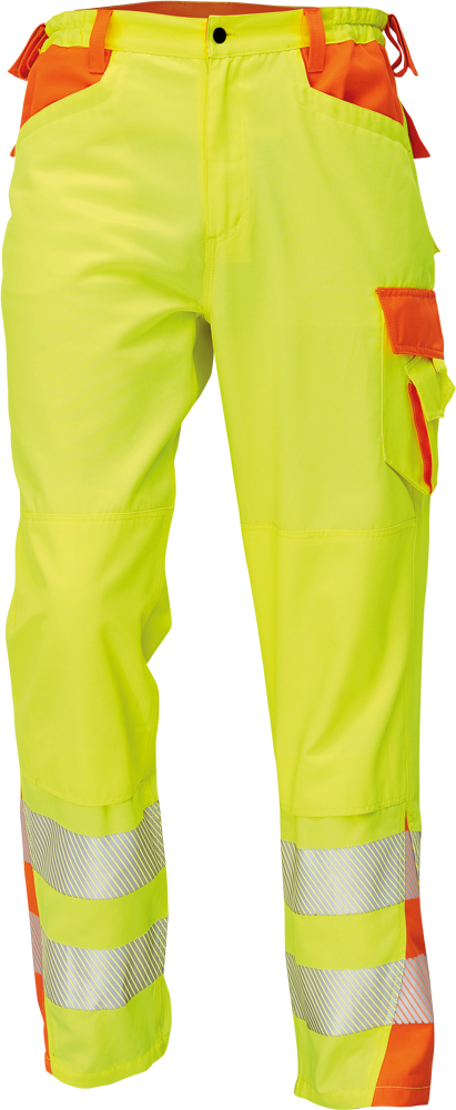 CERVA LATTON kalhoty žlutá/oranžová 62