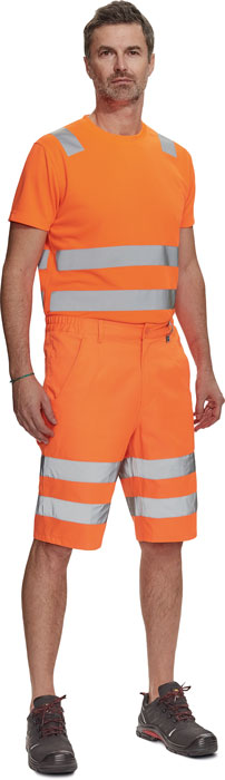CERVA FERROL HV šortky oranžová 50