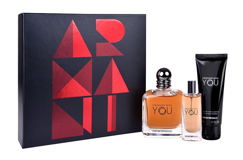 Armani Emporio Stronger With You - EDT 100 ml + EDT 15 ml + sprchový gel 75 ml